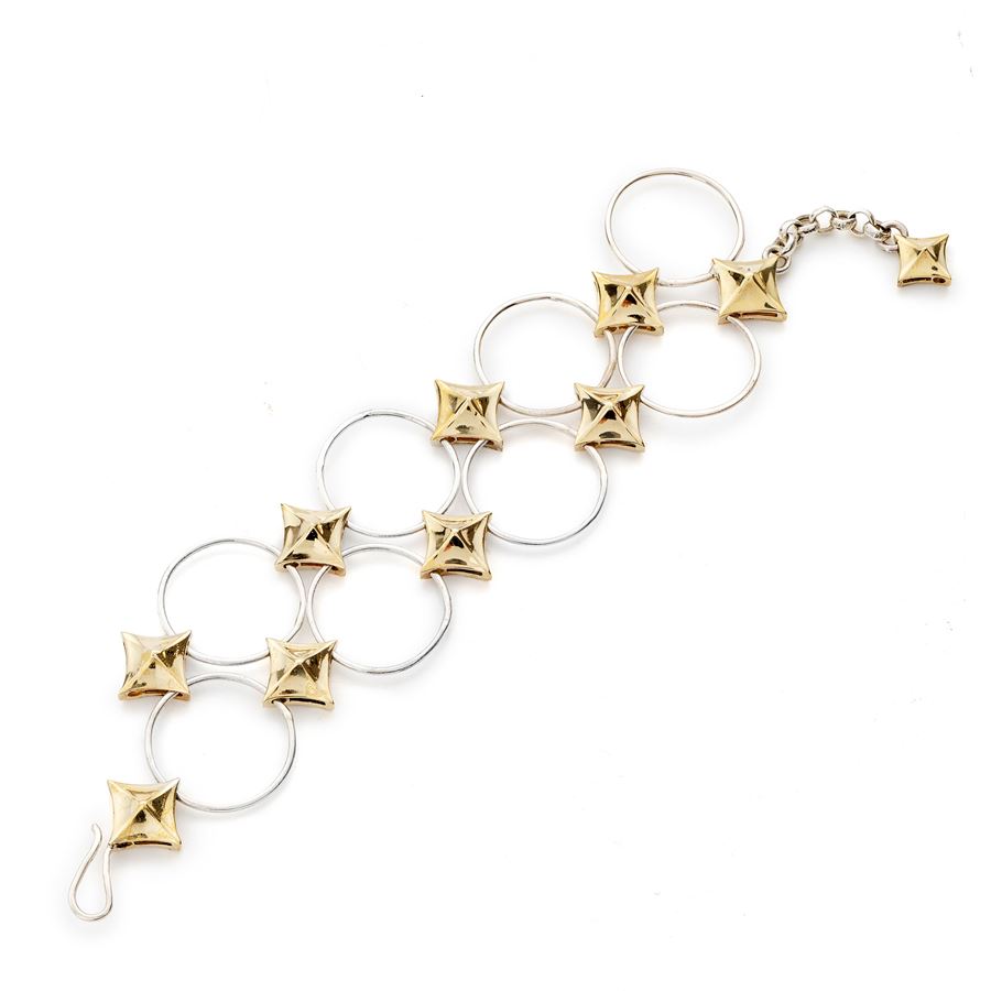 Bracciale 'Solis' con cerchi e rombi SOLIS | BR CER ROMBIC